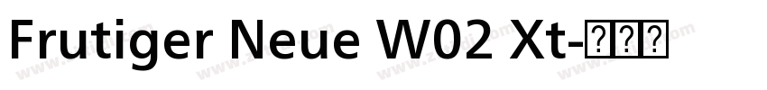 Frutiger Neue W02 Xt字体转换